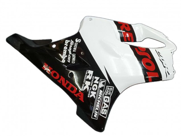 2004-2007 Honda CBR600 F4i Motorcycle Fairings - White Glossy Black Red Repsol UK