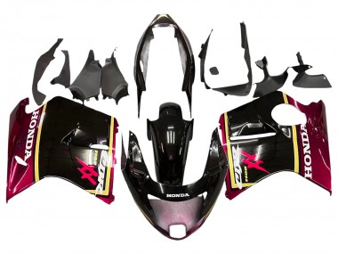 Best 1996-2007 Honda CBR1100XX Blackbird Motorcycle Fairings - Glossy Black Red Yellow UK