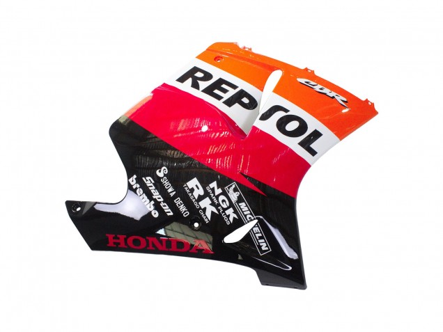 1996-2007 Honda CBR1100XX Blackbird Abs Motorcycle Fairings - Orange White Red Glossy Black Repsol UK