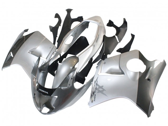 1996-2007 Honda CBR1100XX Blackbird Motorcycle Fairings - Silver Grey UK