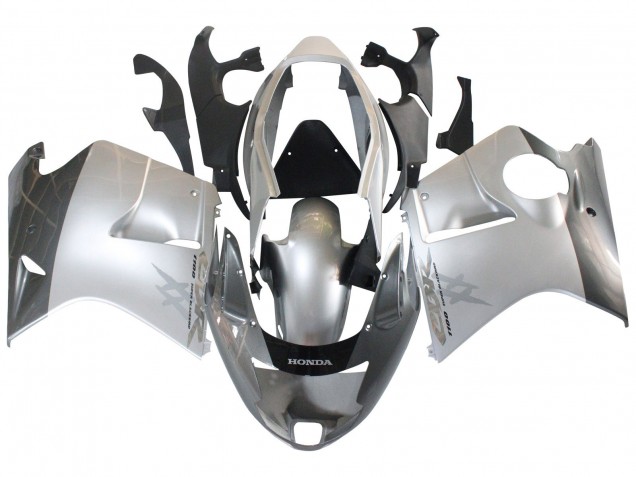 1996-2007 Honda CBR1100XX Blackbird Motorcycle Fairings - Silver Grey UK