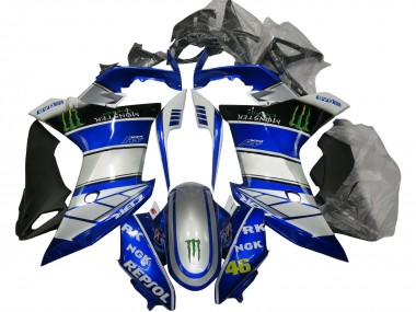 Best 2011-2013 Honda CBR600F Motorcycle Fairings - Silver Blue Glossy Black Green Repsol Monster UK