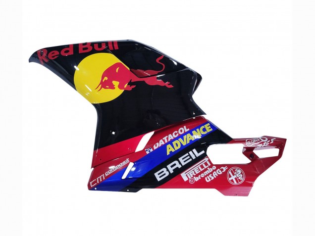 2007-2014 Ducati 848/1098/1198 Motorcycle Fairings - Glossy Black Yellow Blue Red Bull UK