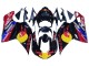2007-2014 Ducati 848/1098/1198 Motorcycle Fairings - Glossy Black Yellow Blue Red Bull UK