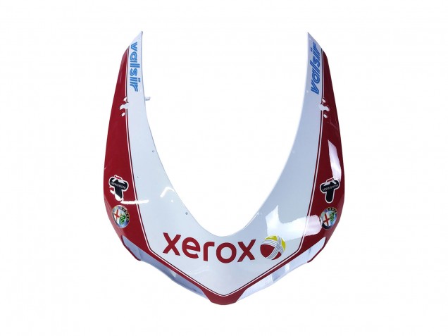 2007-2014 Ducati 848/1098/1198 Motorcycle Fairings - White Red Glossy Black Valsir Xerox UK