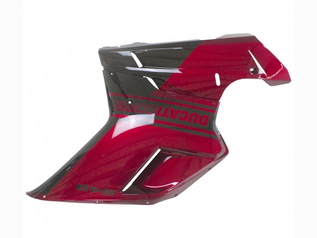 2007-2014 Ducati 848 Motorcycle Fairing - Red Glossy Black UK