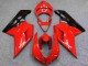 2007-2014 Ducati 848 Motorcycle Fairings - Red Glossy Black UK