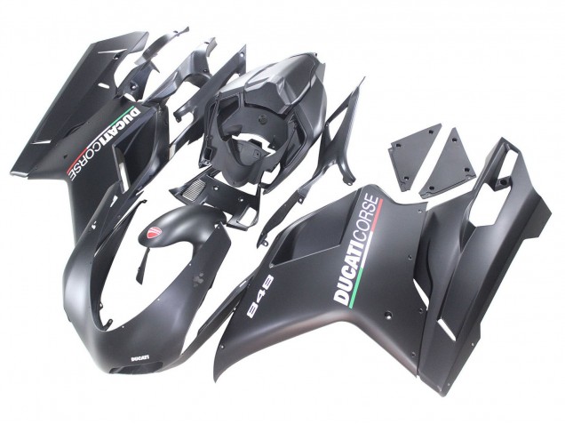 2007-2014 Ducati 848 Motorcycle Fairings - Matte Grey UK