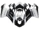 2007-2014 Ducati 848/1098/1198 Motorcycle Fairings - White Glossy Black Corse UK