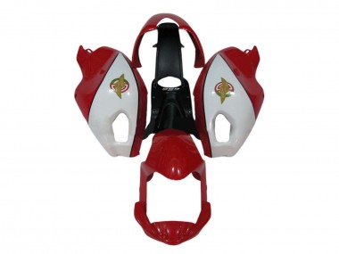 Best 2008-2012 Ducati Monster 696 796 1100 1100S Motorcycle Fairing - White Red UK