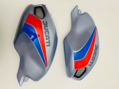 Best 2008-2012 Ducati Monster 696 796 1100 1100S Motorcycle Fairings - Silver Red Blue UK