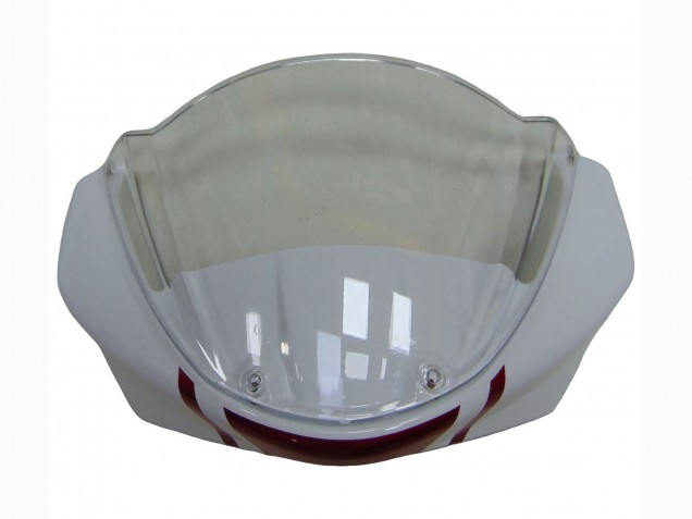 2008-2012 Ducati Monster 696 796 1100 1100S Motorcycle Fairings - White Red Glossy Black UK