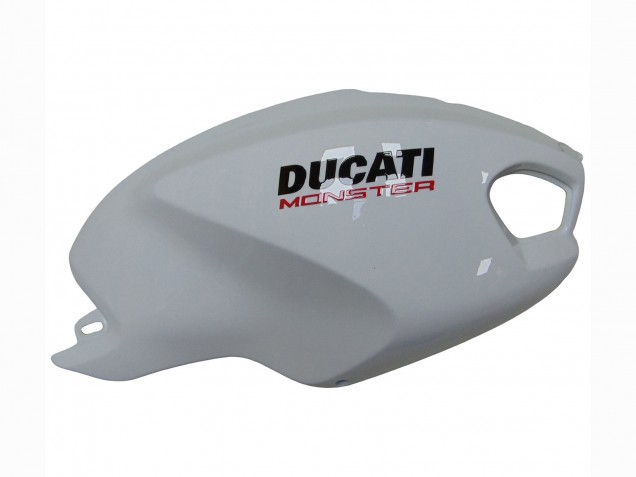 2008-2012 Ducati Monster 696 796 1100 1100S Motorcycle Fairings - White Red Glossy Black UK