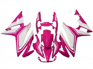 Best 2016-2018 Honda CBR500R Motorcycle Fairings - Pink White UK