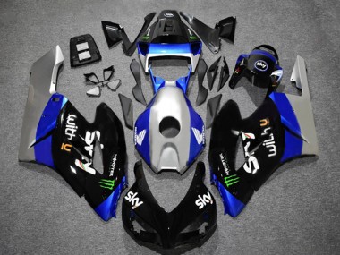 Best 2004-2005 Honda CBR1000RR Motorcycle Fairings - Silver Blue Glossy Black Green Monster Sky UK