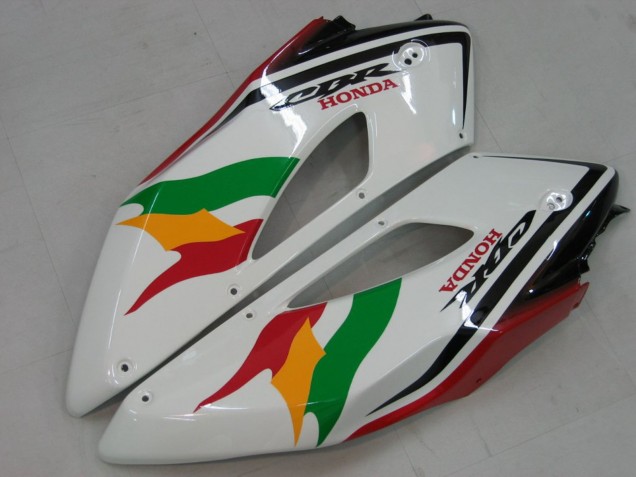 2004-2005 Honda CBR1000RR Motorcycle Fairings - White Blue Red Glossy Black Star EuroBet Lee UK