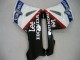 2004-2005 Honda CBR1000RR Motorcycle Fairings - White Blue Red Glossy Black Star EuroBet Lee UK