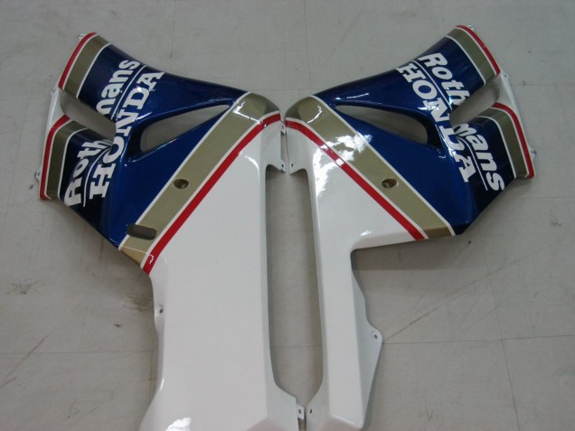 2004-2005 Honda CBR1000RR Motorcycle Fairings - White Blue Gold Rothmans UK