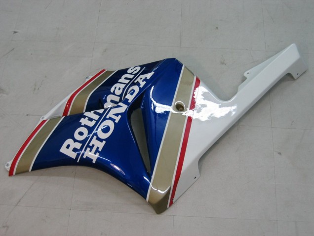 2004-2005 Honda CBR1000RR Motorcycle Fairings - White Blue Gold Rothmans UK