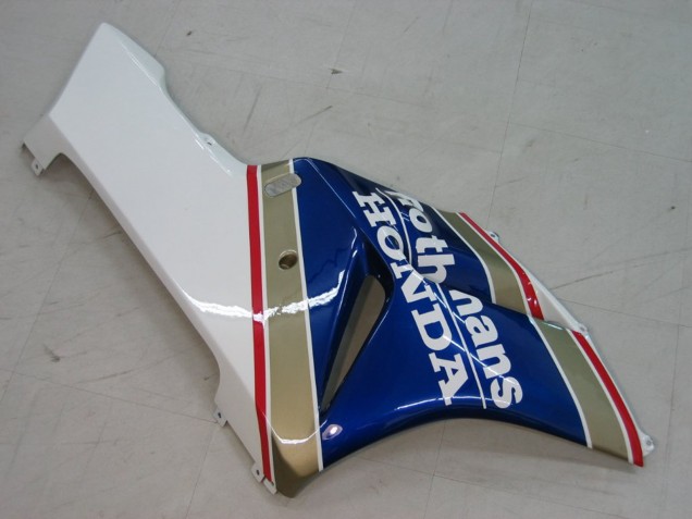 2004-2005 Honda CBR1000RR Motorcycle Fairings - White Blue Gold Rothmans UK