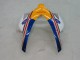 2004-2005 Honda CBR1000RR Motorcycle Fairings - White Blue Gold Rothmans UK