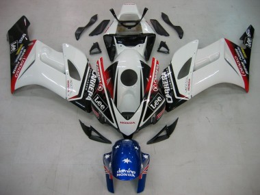 Best 2004-2005 Honda CBR1000RR Motorcycle Fairings - White Blue Red Glossy Black Star Carrera Lee UK