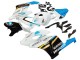 2004-2005 Honda CBR1000RR Motorcycle Fairings - White Light Blue Yellow Black Konica Minolta UK