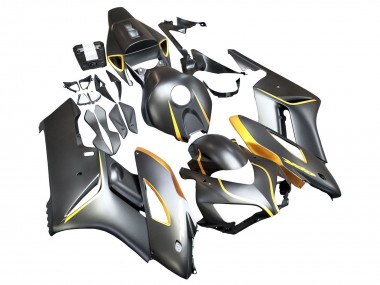 Best 2004-2005 Honda CBR1000RR Motorcycle Fairings - Matte Grey Gold UK