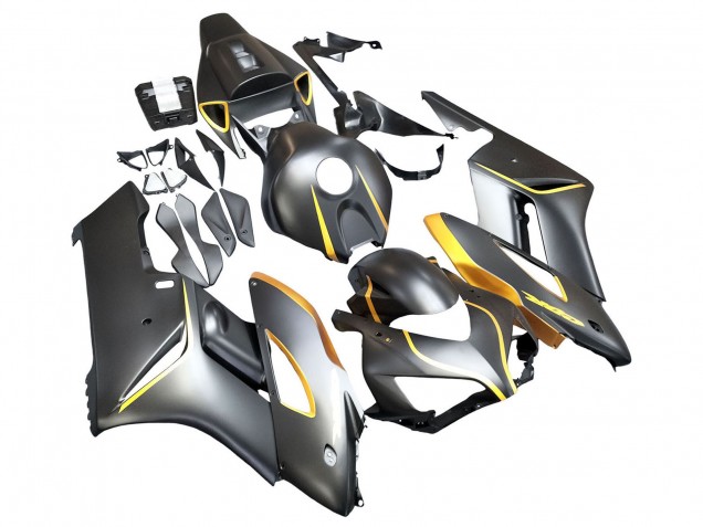 2004-2005 Honda CBR1000RR Motorcycle Fairings - Matte Grey Gold UK