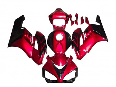 Best 2004-2005 Honda CBR1000RR Motorcycle Fairings - Red Glossy Black Stripe UK