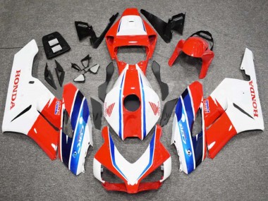 Best 2004-2005 Honda CBR1000RR Motorcycle Fairing - White Red Blue HRC UK