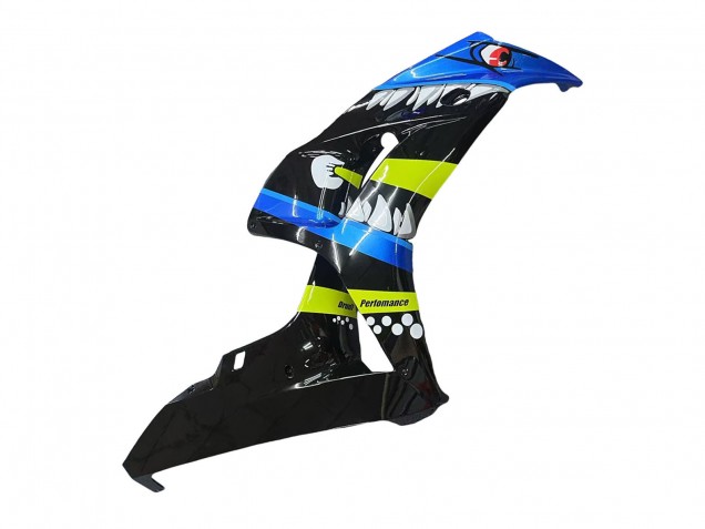 2006-2007 Honda CBR1000RR Motorcycle Fairings - Blue Fluorescent Green Glossy Black Shark 46 UK