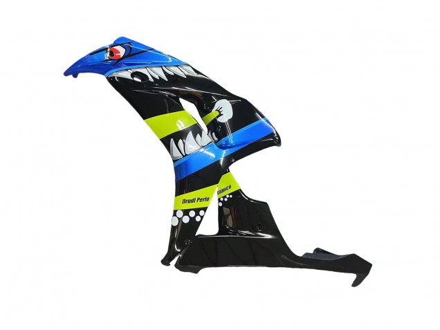 2006-2007 Honda CBR1000RR Motorcycle Fairings - Blue Fluorescent Green Glossy Black Shark 46 UK