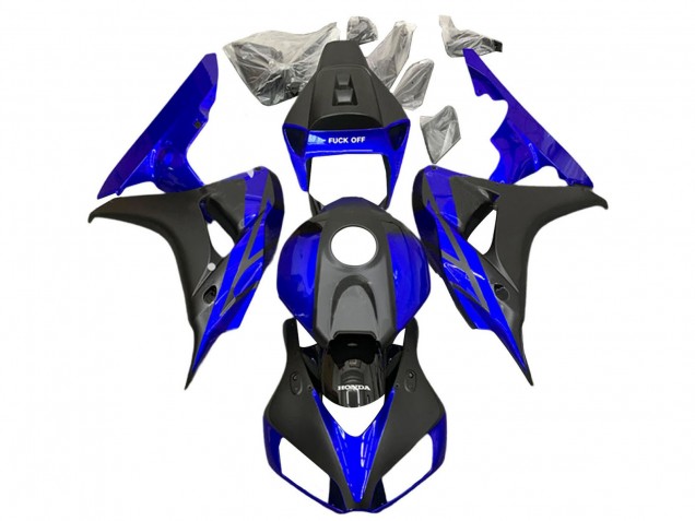 2006-2007 Honda CBR1000RR Motorcycle Fairings - Blue Matte Black UK