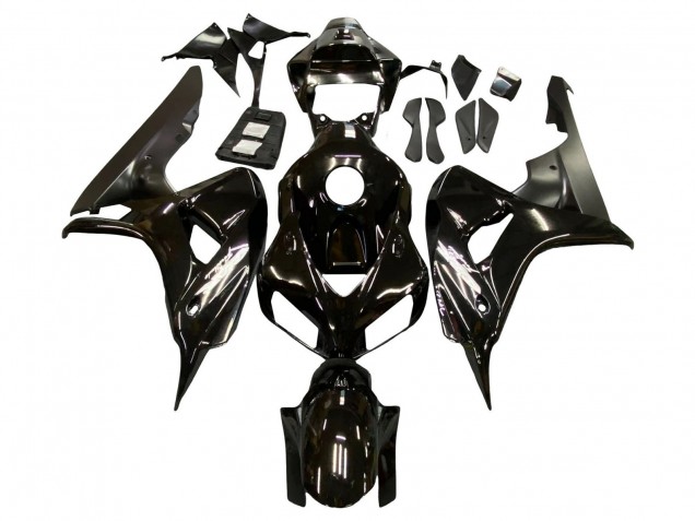 2006-2007 Honda CBR1000RR Motorcycle Fairings - Glossy Black Matte Black UK