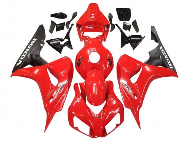 Best 2006-2007 Honda CBR1000RR Motorcycle Fairings - Red Matte Black UK