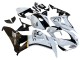 2006-2007 Honda CBR1000RR Motorcycle Fairings - White Glossy Black Pramac UK