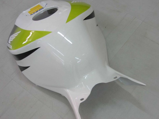2006-2007 Honda CBR1000RR Motorcycle Fairings - White Green Glossy Black Hannspree 52 UK