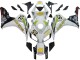 2006-2007 Honda CBR1000RR Motorcycle Fairings - White Green Glossy Black Hannspree 52 UK