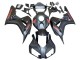 2006-2007 Honda CBR1000RR Motorcycle Fairings - Matte Black Red Decals UK