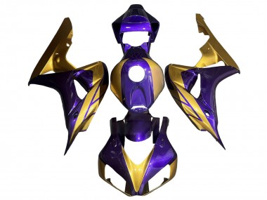 Best 2006-2007 Honda CBR1000RR Motorcycle Fairings - Gold Purple UK