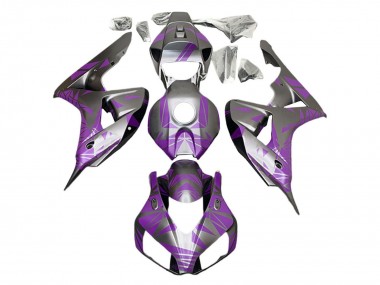 Best 2006-2007 Honda CBR1000RR Motorcycle Fairings - Silver Light Purple UK
