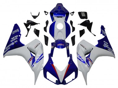 Best 2006-2007 Honda CBR1000RR Motorcycle Fairings - White Red Blue HRC UK