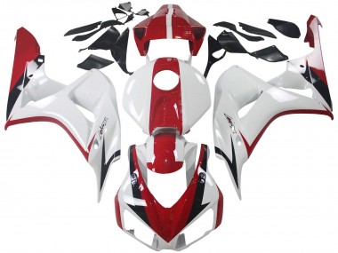 Best 2006-2007 Honda CBR1000RR Motorcycle Fairing Kits - White Red Glossy Black UK