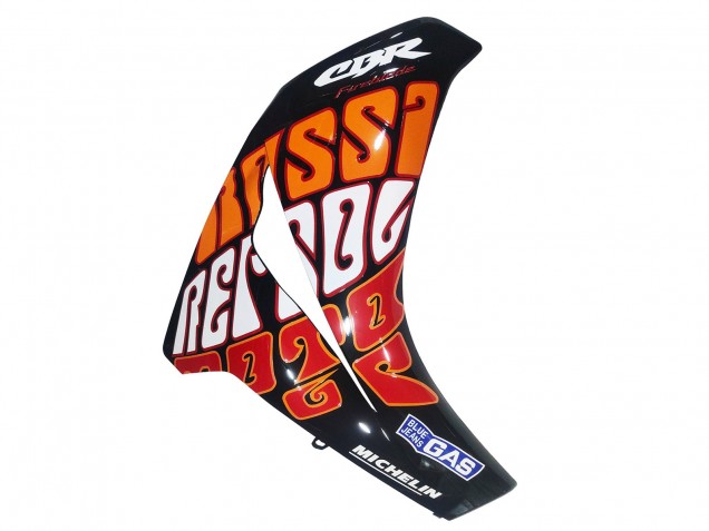 2008-2011 Honda CBR1000RR Motorcycle Fairings - Green Orange Glossy Black Rossi Michelin 46 UK