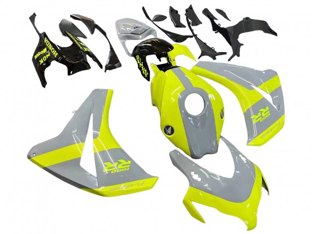2008-2011 Honda CBR1000RR Motorcycle Fairings - Nardo Grey Fluorescent Green UK