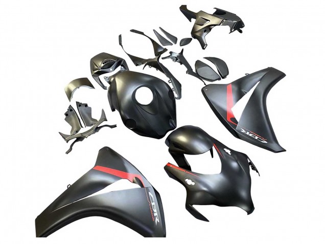 2008-2011 Honda CBR1000RR Motorcycle Fairings - Matte Black Red Fireblade UK