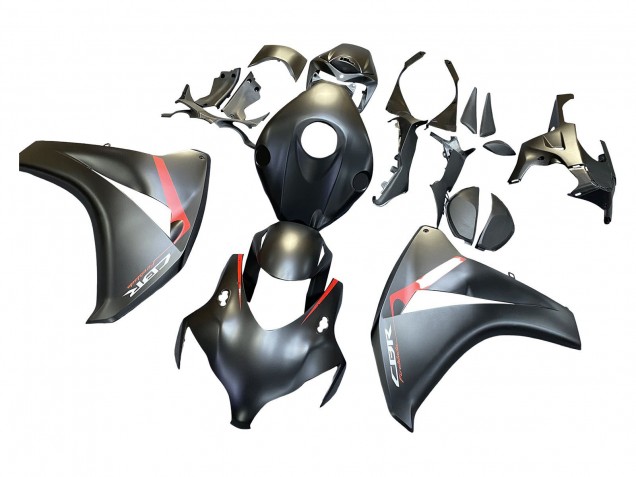 2008-2011 Honda CBR1000RR Motorcycle Fairings - Matte Black Red Fireblade UK