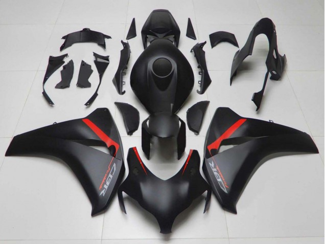 2008-2011 Honda CBR1000RR Motorcycle Fairings - Matte Black Red Fireblade UK