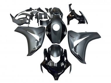 Best 2008-2011 Honda CBR1000RR Motorcycle Fairings - Grey Glossy Black UK